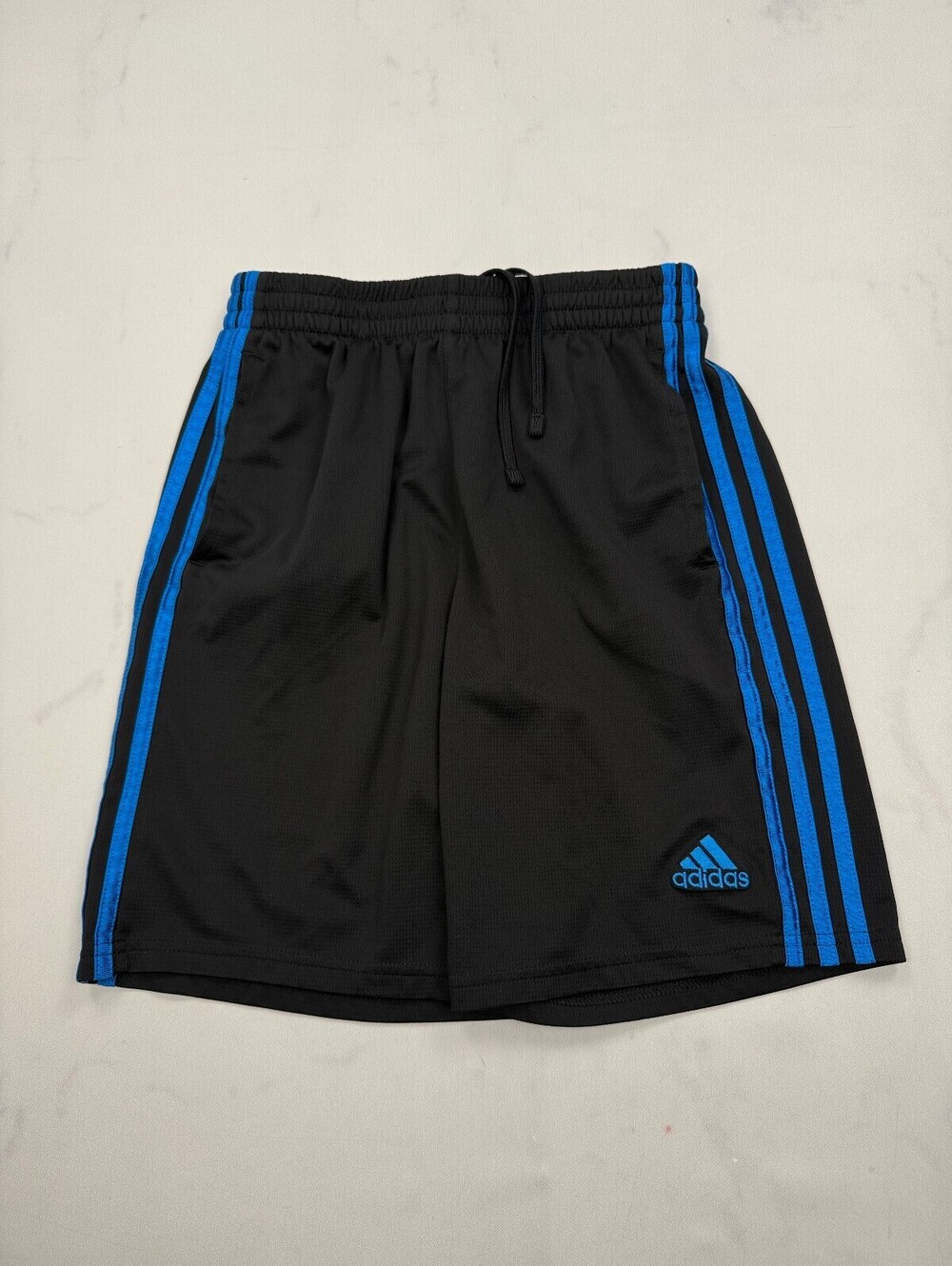 Adidas Athletic Shorts Black 2010s Weekend Ready - Boys L/G